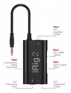 Salmeenmusic.com - IK Multimedia iRig 2 Guitar interface