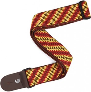 D'Addario T20W1501 Woven Guitar Strap, Diagonal Monterey