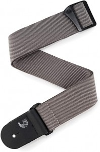 D'Addario 50TW01 Classic Tweed Guitar Straps - Gray