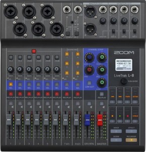 Zoom LiveTrak L-8 8-channel Digital Mixer / Recorder