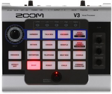 Zoom V3 Multi-effects Vocal Processor