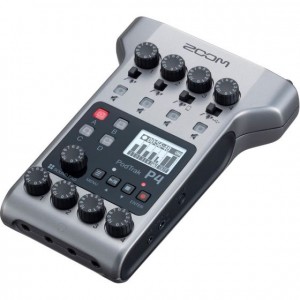 Zoom PodTrak P4 4-input Ultimate Recorder for Podcasting