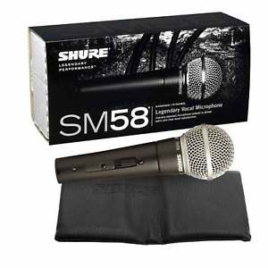 Shure SM58SE Cardioid Dynamic Vocal Microphone with On/Off Switch