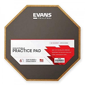 Evans RF6GM RealFeel 1-Sided Pad - 6 inch