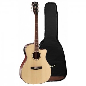 Cort GA-MEDX OP Acoustic Electric Guitar with Bag