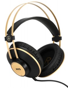 AKG K92 Closed-back Monitor Headphones.