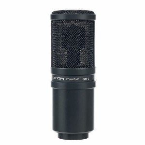 Zoom Dynamic Microphone for Podcasts, Voice-Overs, Interviews, Vocals, and More, High SPL Capability, Sturdy Metal Body, and Large Diaphragm