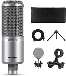 DONNER DC 20 Large Diaphragm Condenser Microphone Bundle