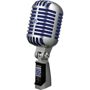 Shure Super 55 Supercardioid Dynamic Vocal Microphone - Matte White