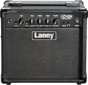 Laney LX15B 2 x 5-inch 15-watt Bass Guitar Combo Amp - Black